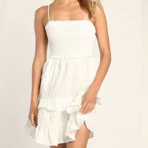 NWT White Lulus Dress